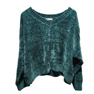 SO Goods For Life green chenille knit sweater XXL